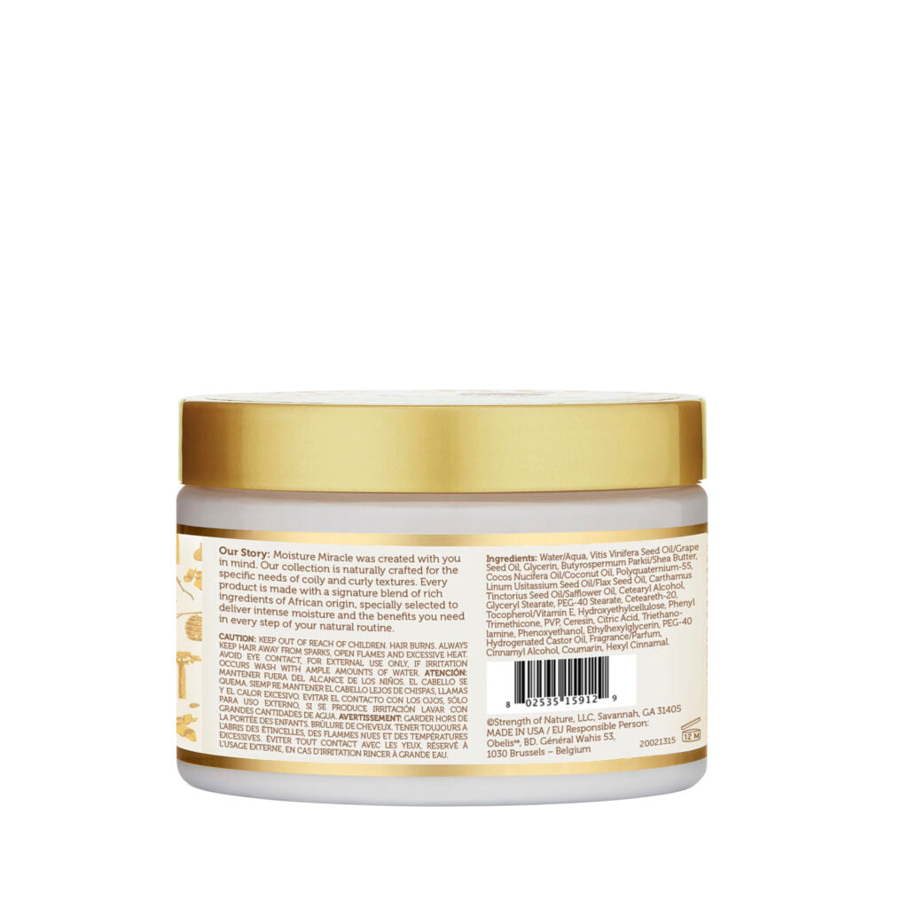 Charlie's Hair and Beauty African Pride Moisture Miracle Shea Butter & Flaxseed Oil Curling Cream back