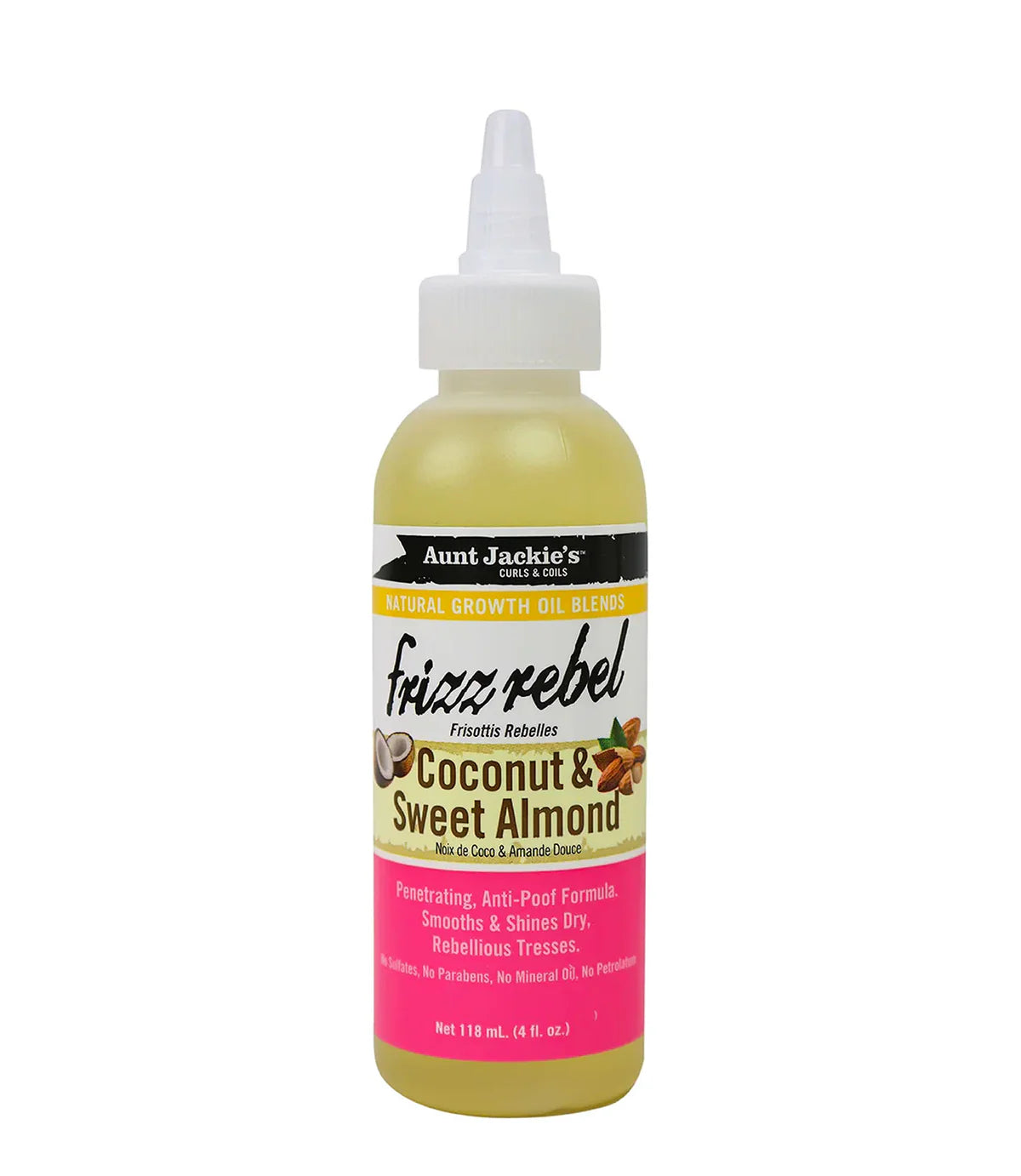 Aunt Jackies Frizz Rebel – Coconut & Sweet Almond Oil