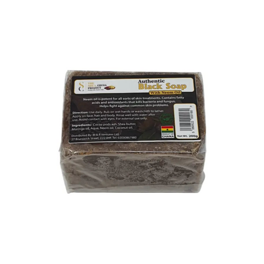 The Shea Cocoa Project - Black Soap With Neem Oil