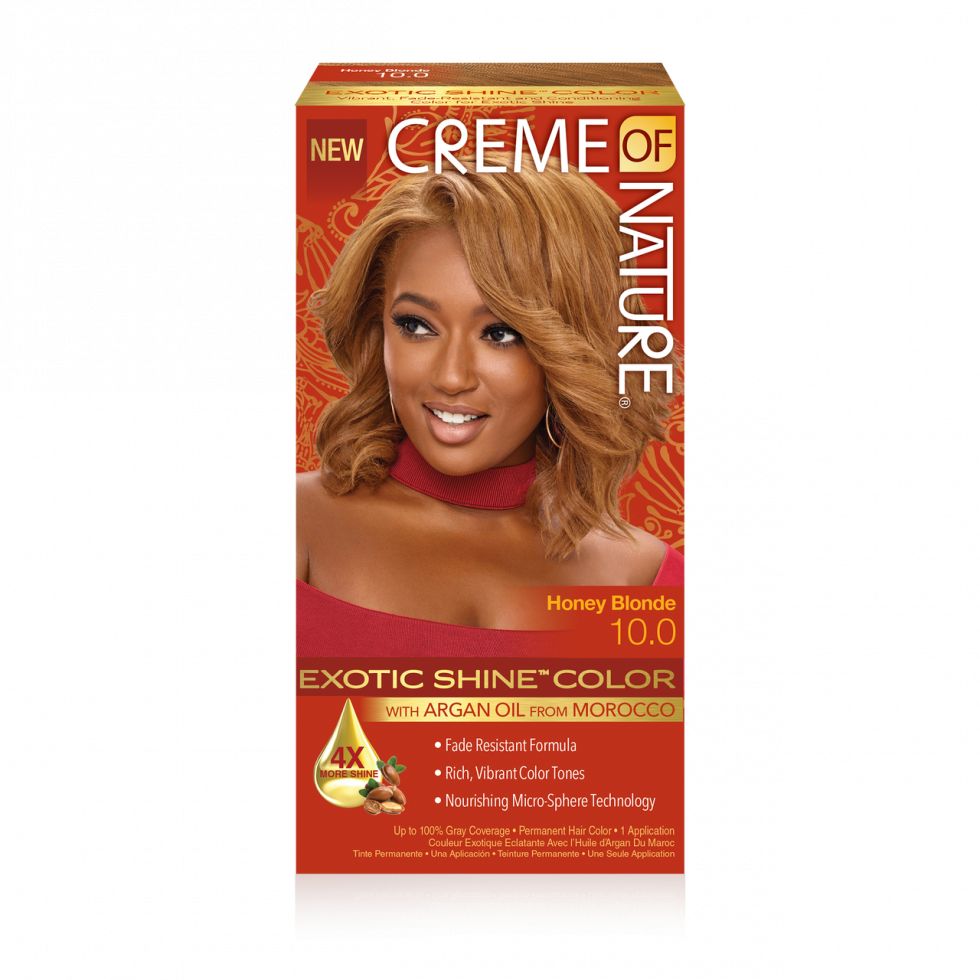 Charlie's Hair and beauty Creme of Nature Exotic Shine™ Color With Argan Oil From Morocco 10.0 honey blonde