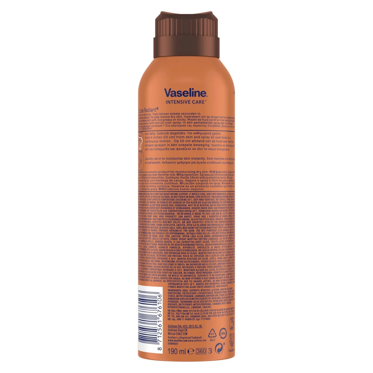 Vaseline - Cocoa Radiant Body Lotion Spray