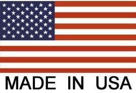 American flag with 'MADE IN USA' text