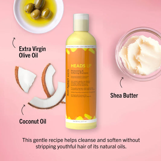 Aunt Jackies Heads Up Moisturizing & Softening Shampoo