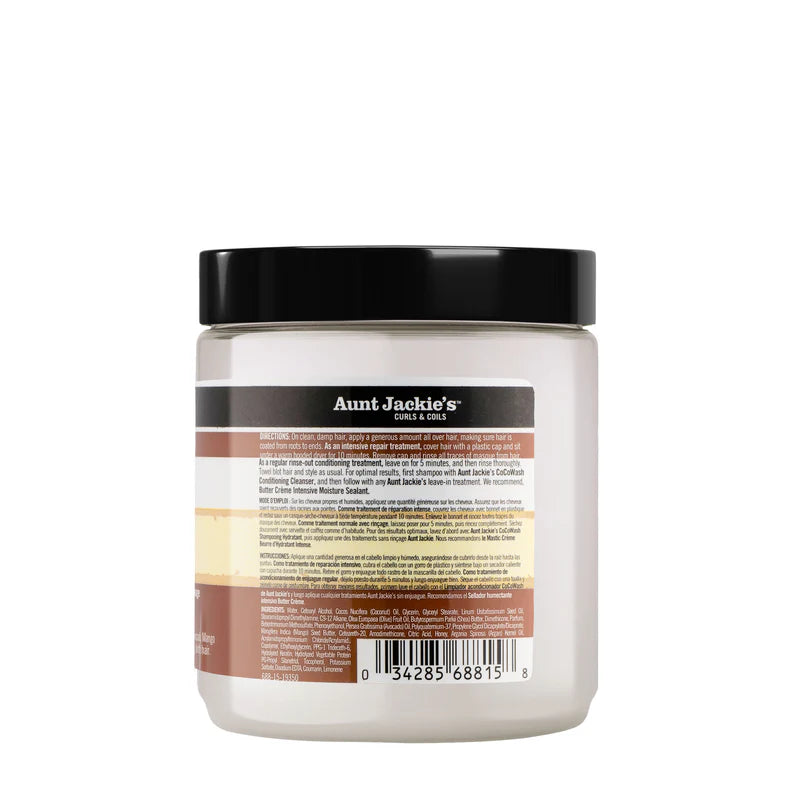 Jar of Aunt Jackie's product on a white background