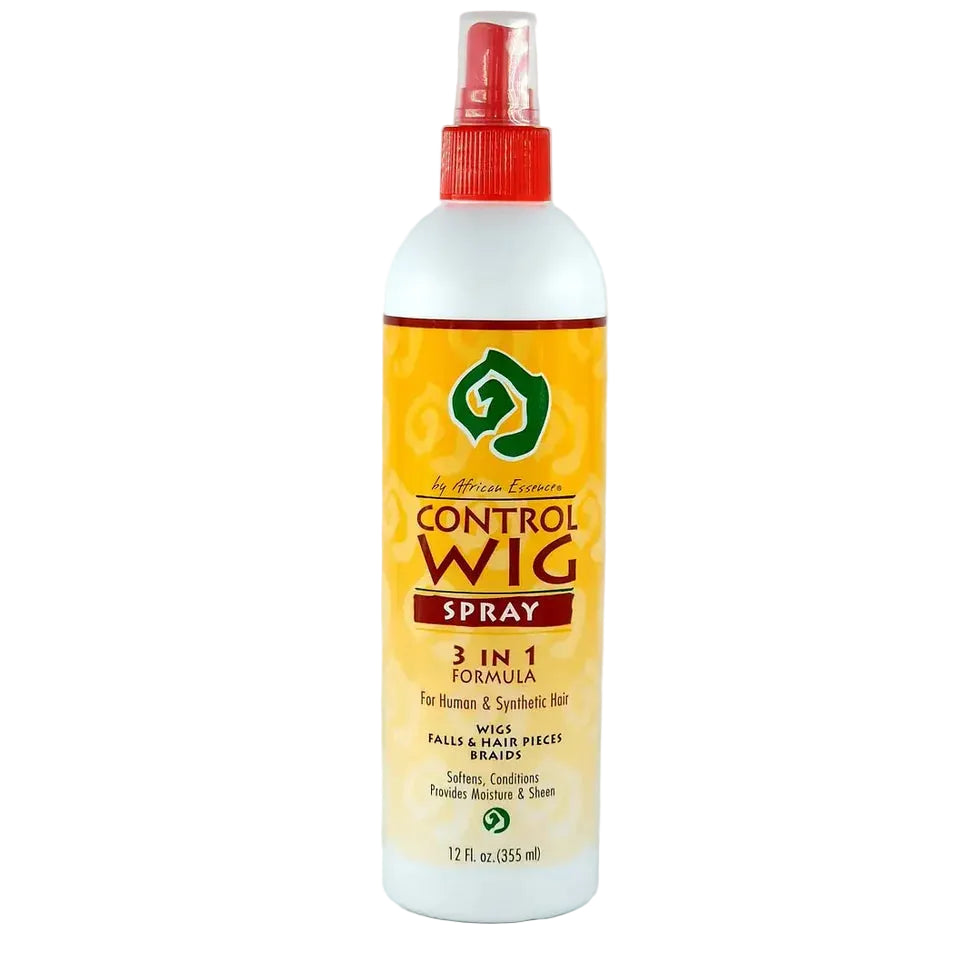 Control Wig spray bottle on a white background