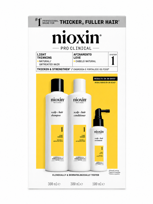 Nioxin Kit System 1 For Natural Hair With Light Thinning