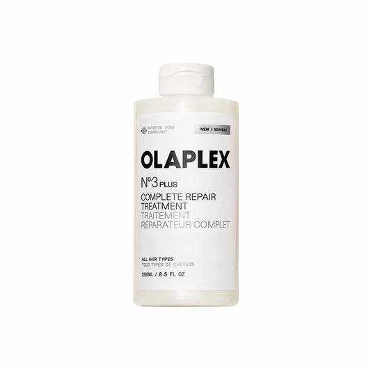 Olaplex No.3 Plus Complete Repair Treatment bottle on a white background