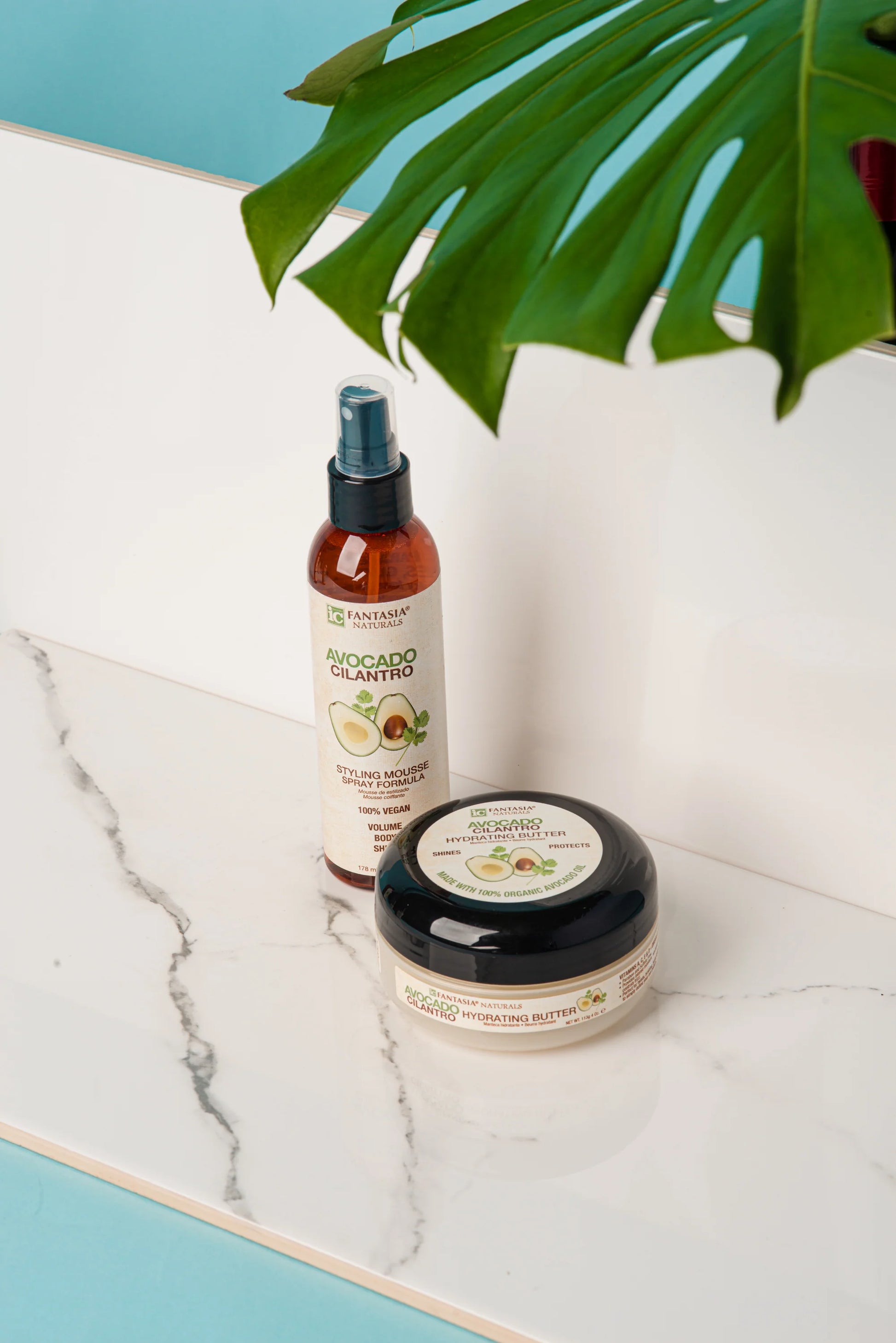 Charlie's Hair and beauty Fantasia Naturals Avocado Cilantro Styling Mousse