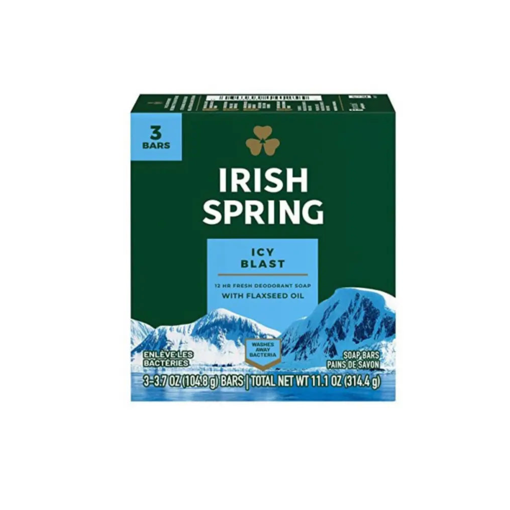 Irish Spring - Icy Blast Soap 3 Bar Pack