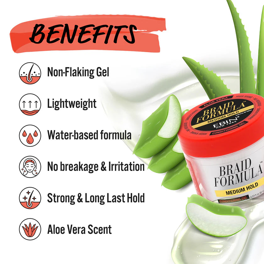 Ebin - Braid Formula Conditioning Gel - Medium Hold
