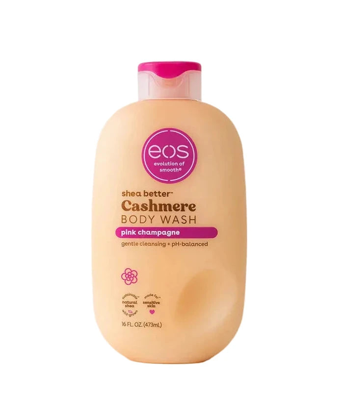 EOS Cashmere Body Wash bottle on a white background