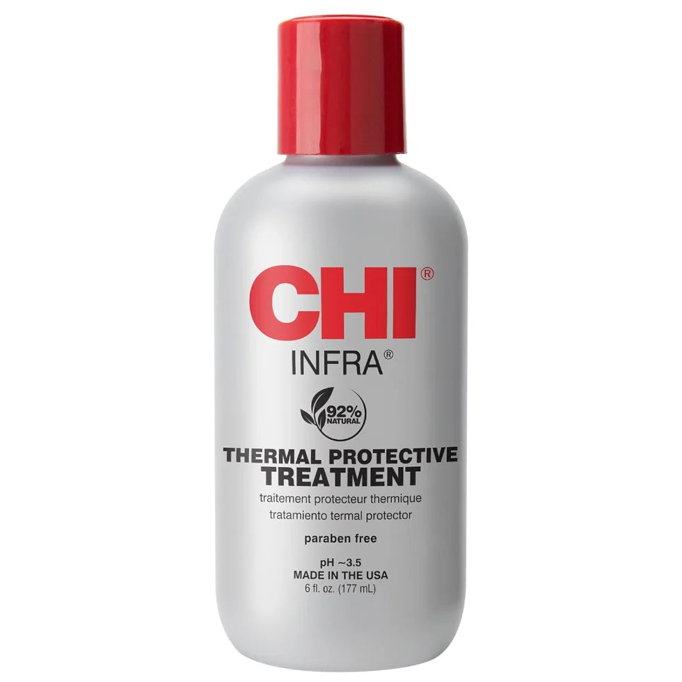 CHI Infra thermal protective treatment bottle with red cap on a white background