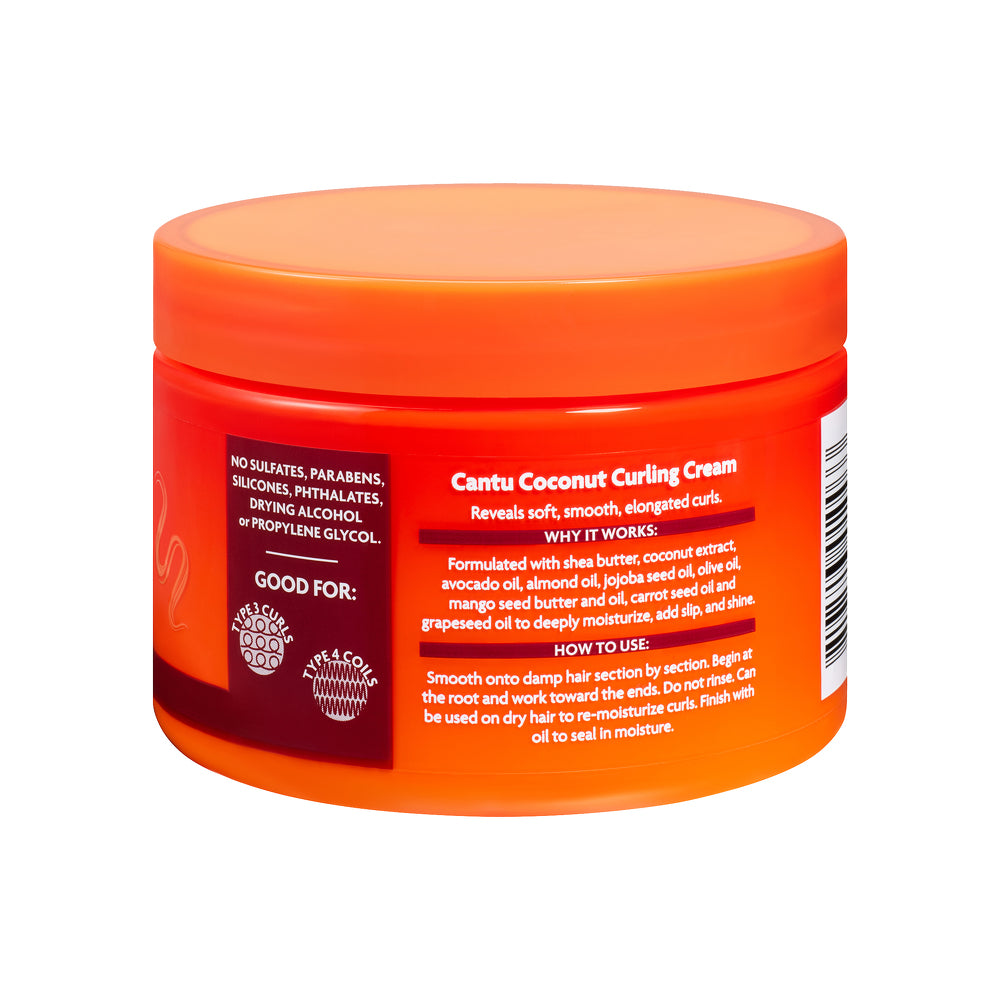 Charlie's Hair and beauty Cantu Coconut Curling Cream side