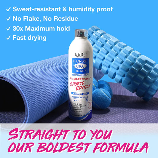 Ebin Wonder Lace Bond Adhesive Spray Sports Edition