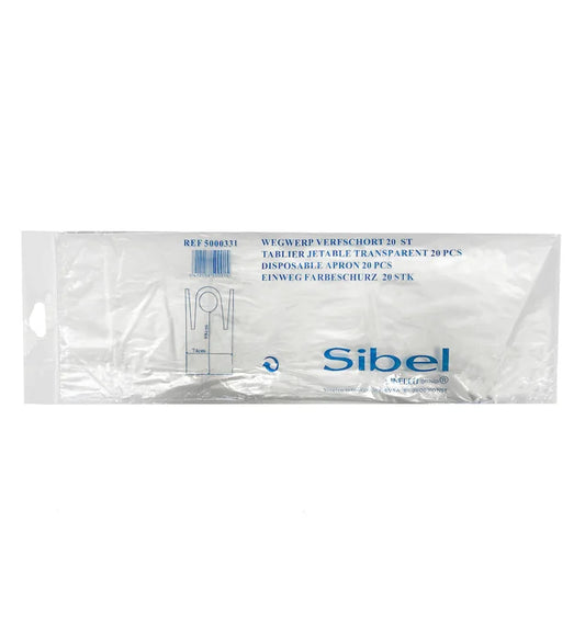 A packet of 20pcs disposable aprons