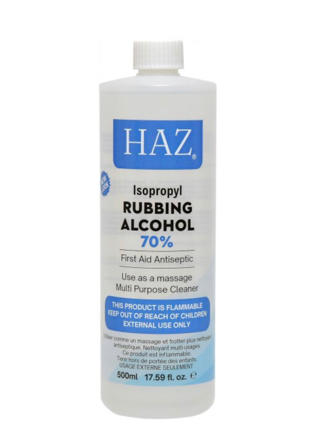 Charlie's Hair & Beauty HAZ Isopropyl Rubbing Alcohol 70%