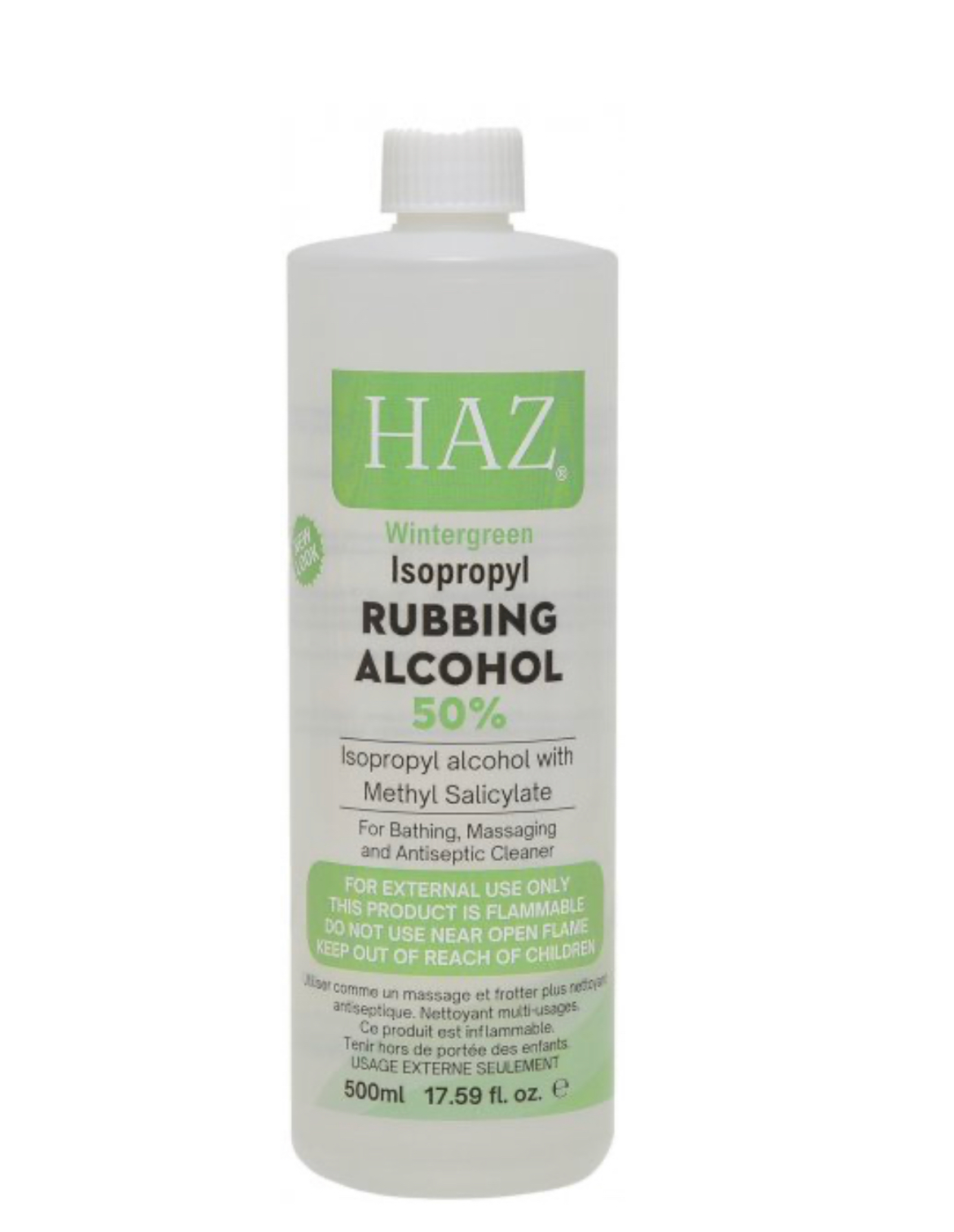 Charlie's Hair & Beauty HAZ Isopropyl Rubbing Alcohol 50%
