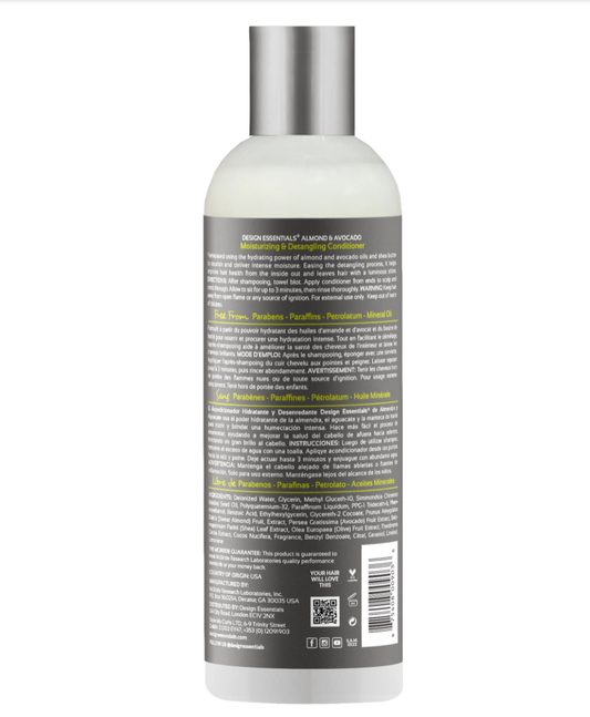 Design Essentials Almond & Avocado Moisturizing & Detangling Conditioner