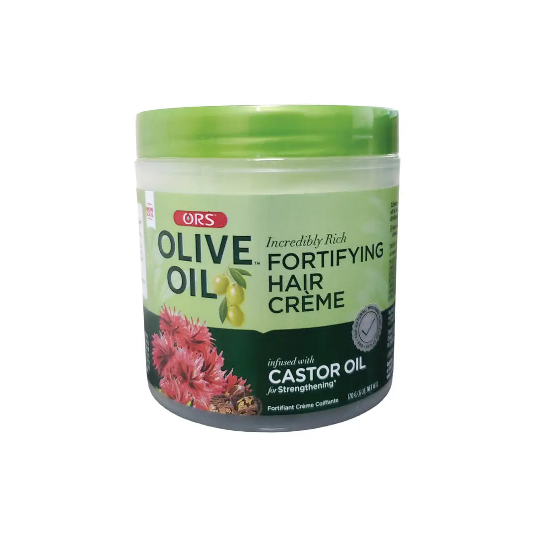 ORS - Olive Oil Fortifying Creme Hair Dress Infused With Castor - 6oz