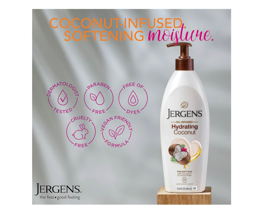 Jergens Oil-Infused Hydrating Coconut Moisturiser
