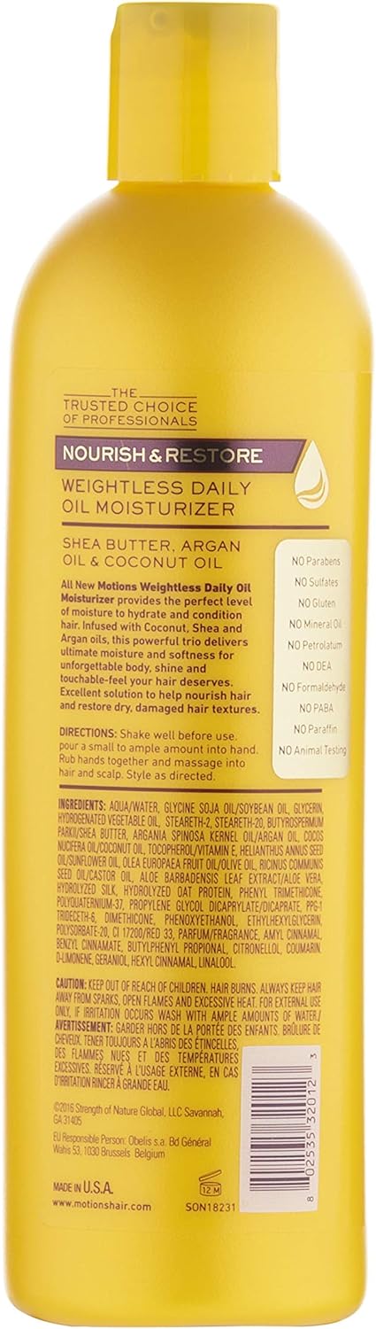  Charlie's Hair and beauty Motions Weightless Daily Oil Moisturizer