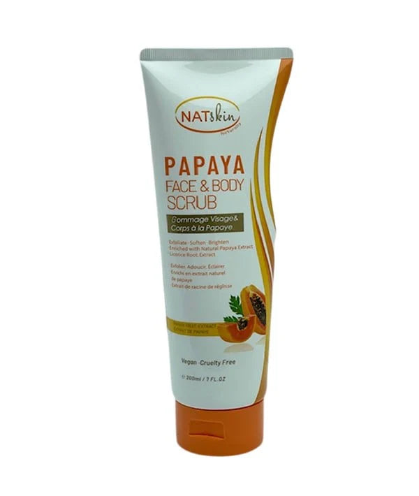 NATSkin - Papaya Face & Body Scrub