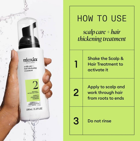 Nioxin - Scalp And Hair Treatment System 2 For Progressed Thinning Natural Untreated
