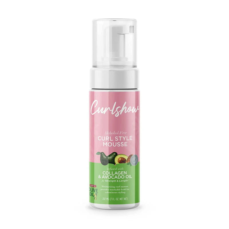  Charlie's Hair and beauty ORS™ OLIVE OIL CURLSHOW STYLE MOUSSE INFUSED WITH COLLAGEN & AVOCADO OIL