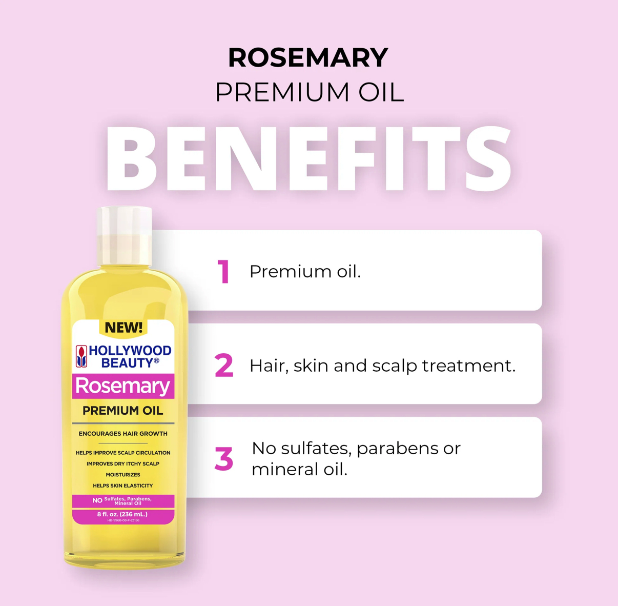 Hollywood Beauty - Premium Rosemary Oil