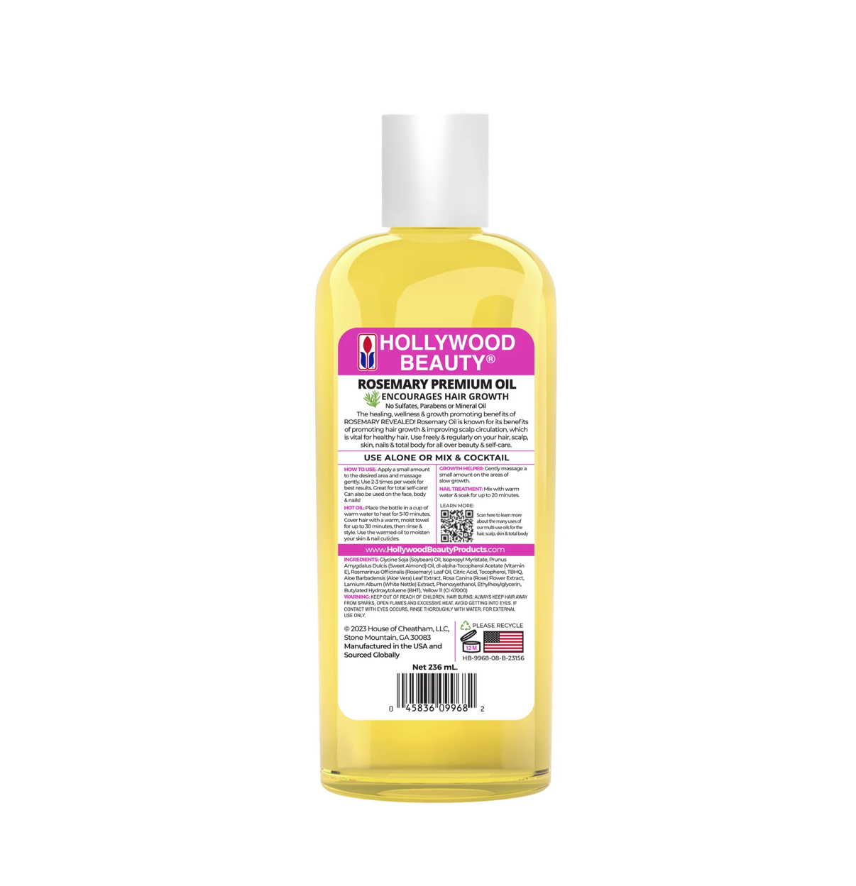 Hollywood Beauty - Premium Rosemary Oil