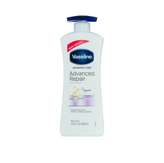 Vaseline Intensive Care Advanced Repair body lotion on a white background