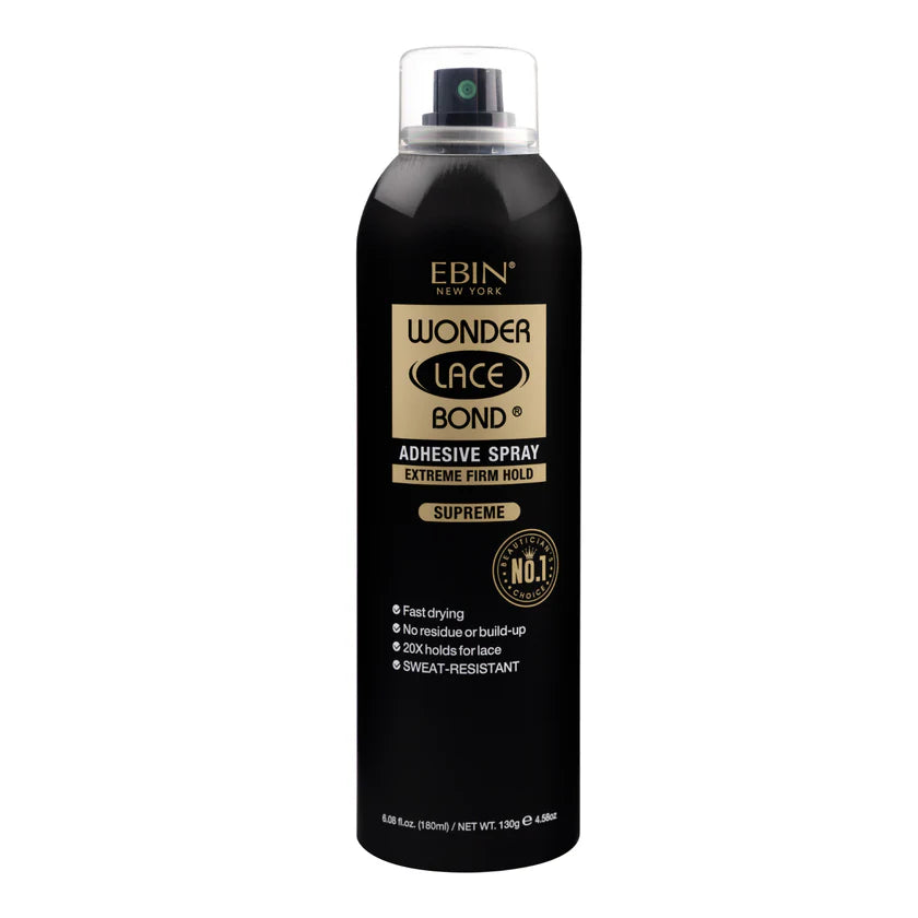 Ebin - Wonder Lace Bond Wig Adhesive Spray Extreme Firm Hold Supreme - 180ml