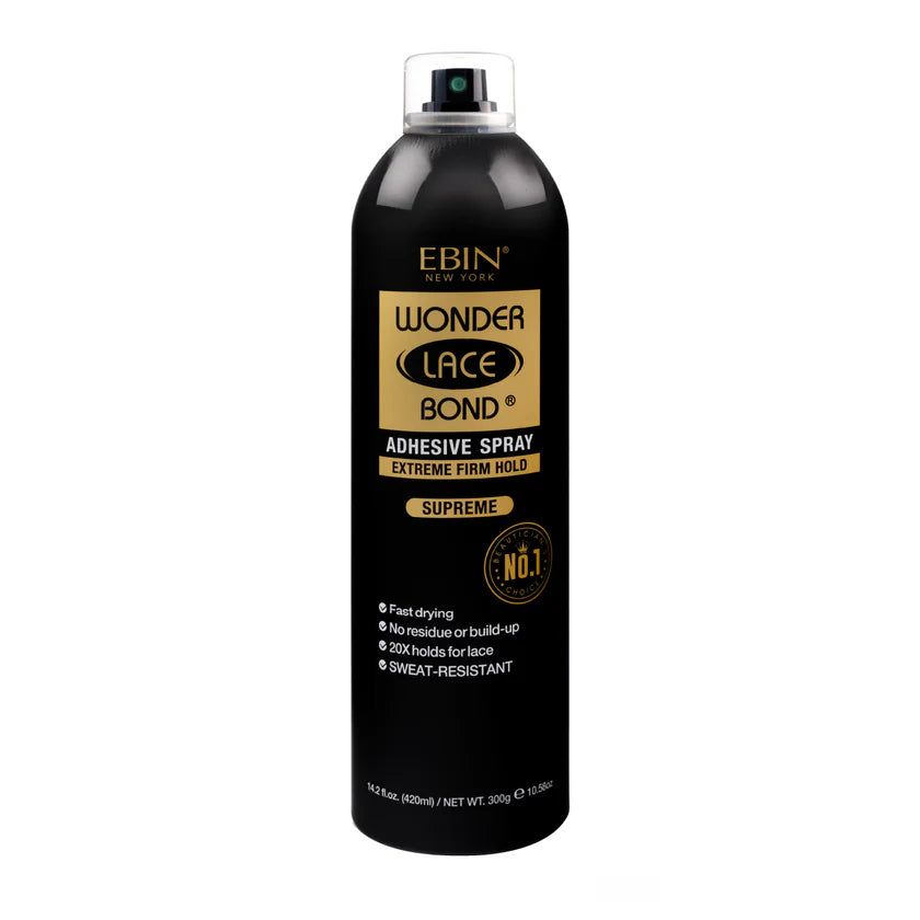 Ebin - Wonder Lace Bond Wig Adhesive Spray Extreme Firm Hold Supreme - 420ml