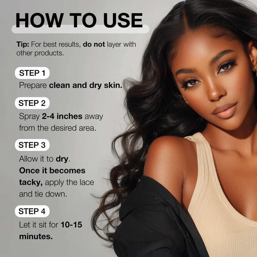Ebin - Wonder Lace Bond Wig Adhesive Spray Extreme Firm Hold Supreme