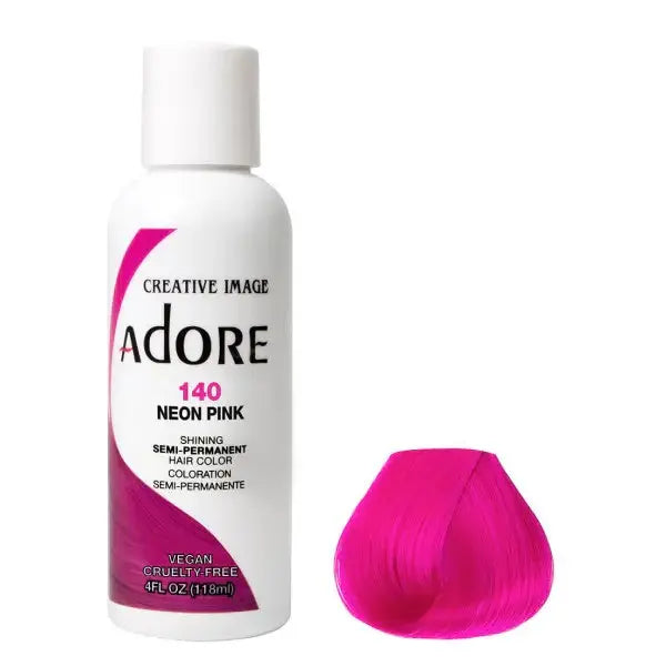 Adore - Semi Permanent Hair Colour - 140: Neon Pink
