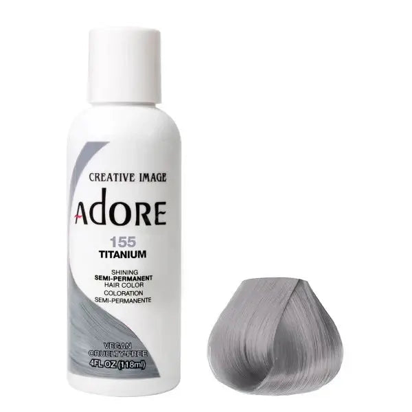 Adore - Semi Permanent Hair Colour - 155: Titanium