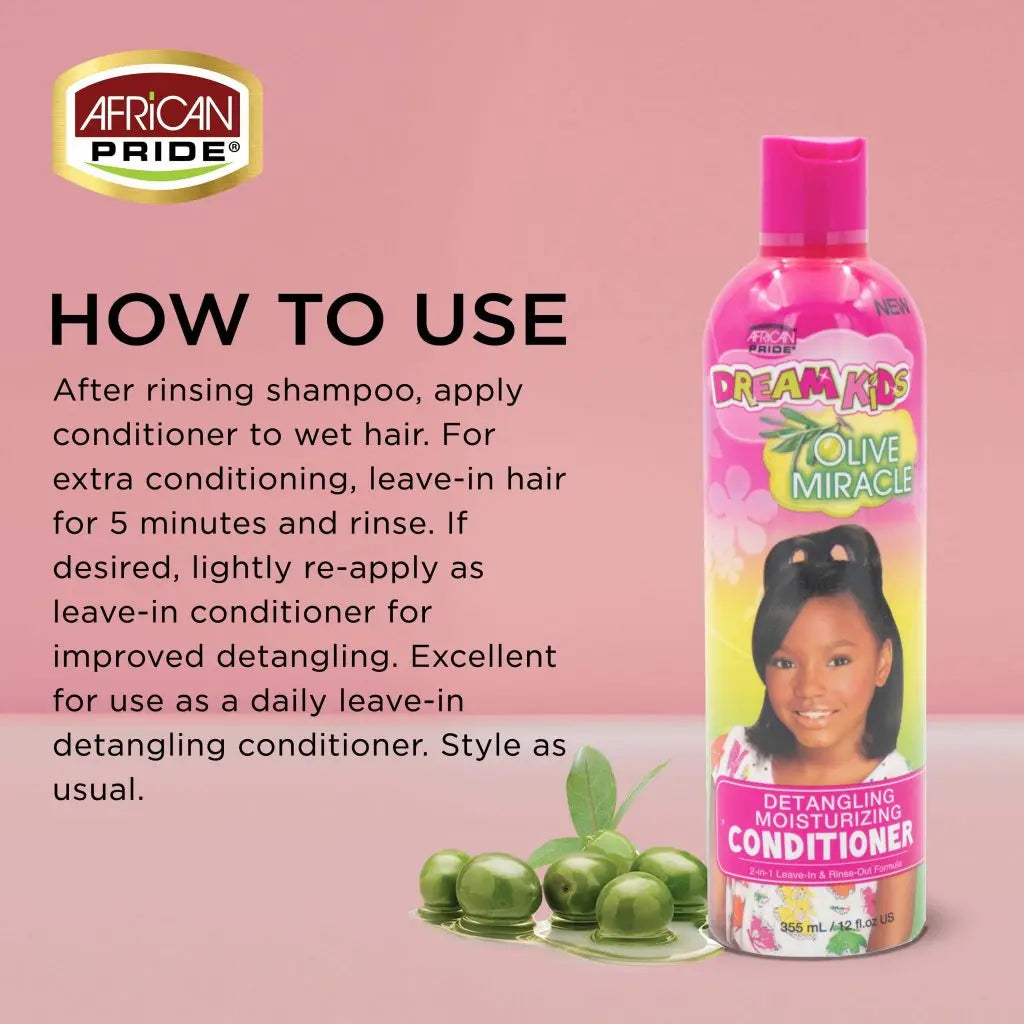 African Pride Dream Kids - Olive Miracle Moisturising Detangling Conditioner