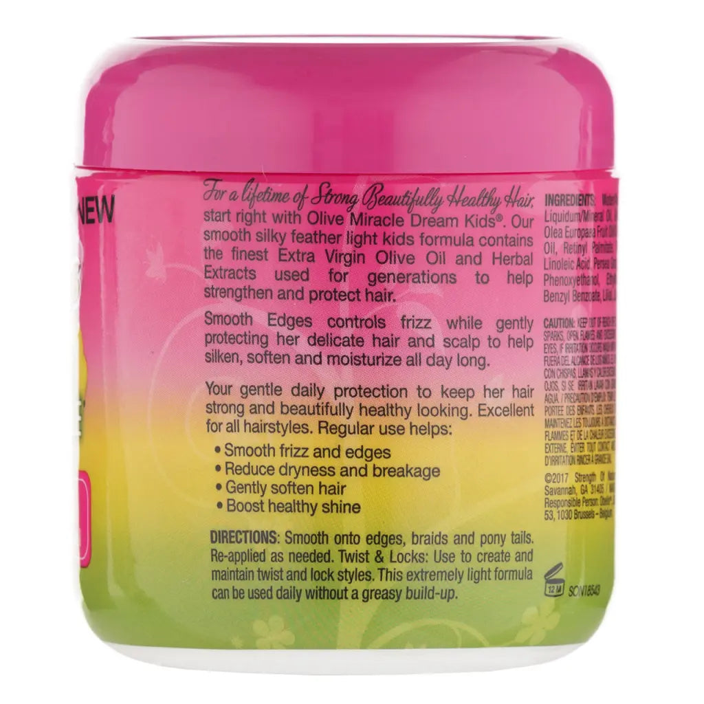 African Pride Dream Kids - Olive Miracle Smooth Edges Anti-Frizzy Conditioning Gel