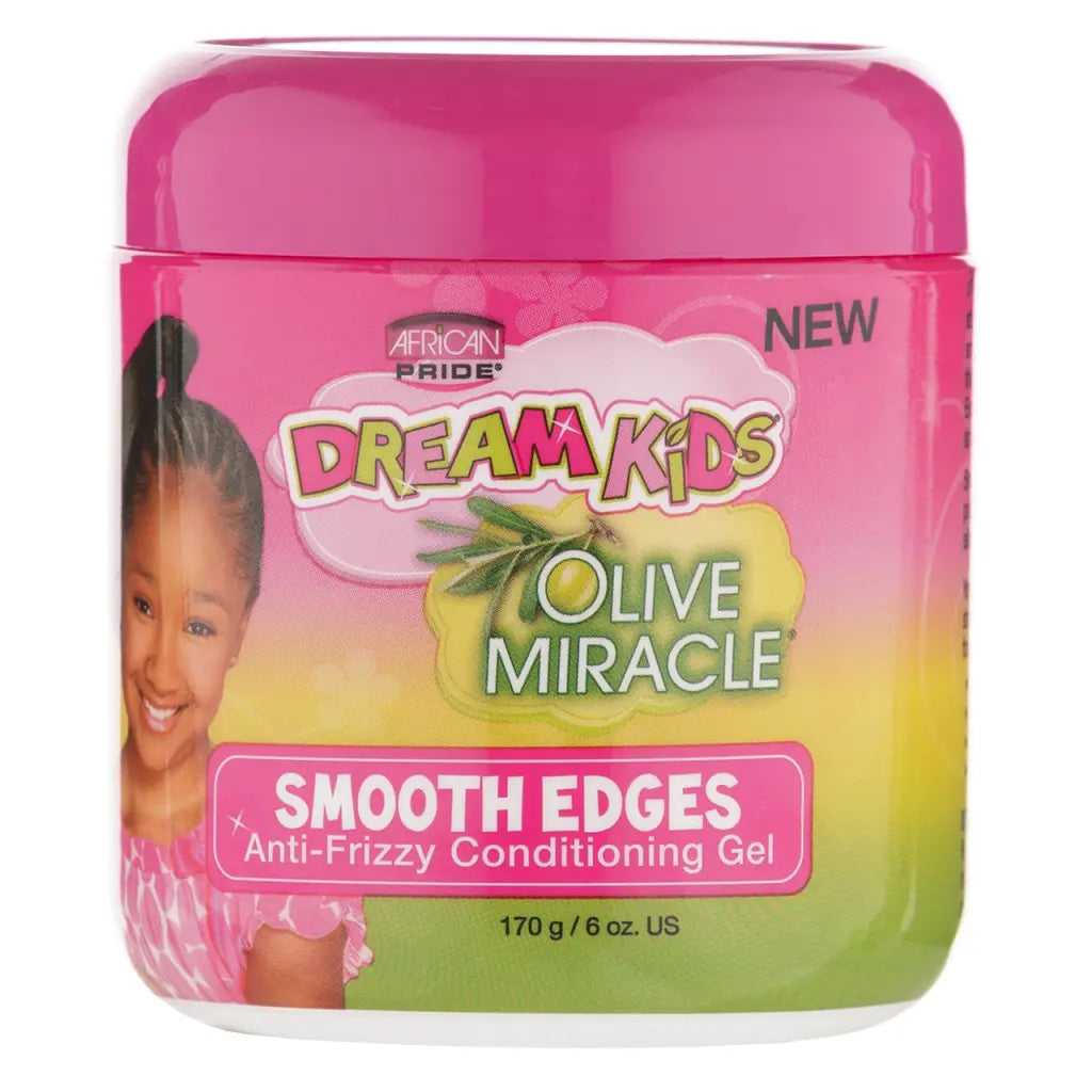 African Pride Dream Kids - Olive Miracle Smooth Edges Anti-Frizzy Conditioning Gel