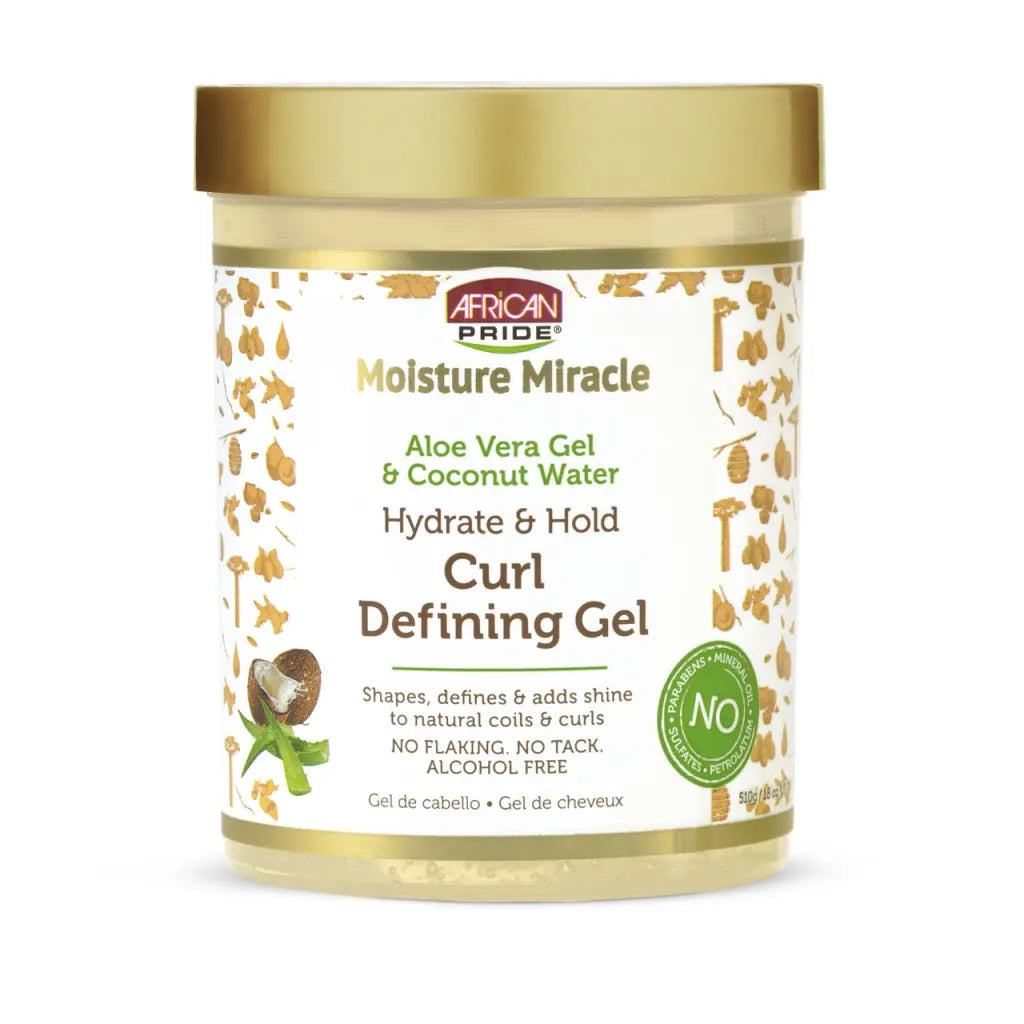 African Pride - Moisture Miracle Aloe & Coconut Water Curl Defining Gel