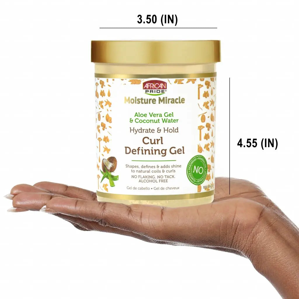 African Pride - Moisture Miracle Aloe & Coconut Water Curl Defining Gel
