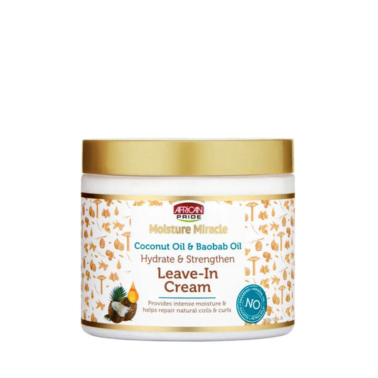 African Pride - Moisture Miracle Coconut Oil & Baobab Leave-In Cream