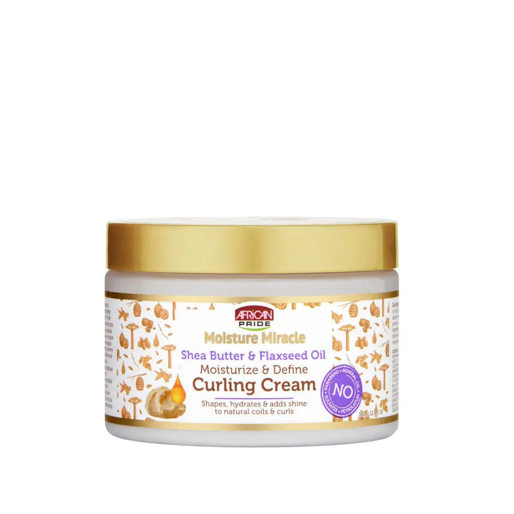 African Pride - Moisture Miracle Shea Butter & Flaxseed Oil Curling Cream