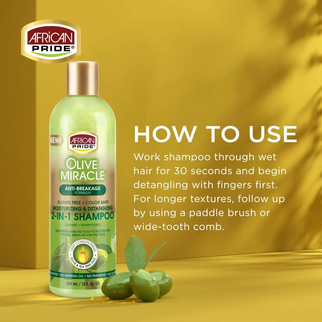 African Pride - Olive Miracle 2-In-1 Shampoo