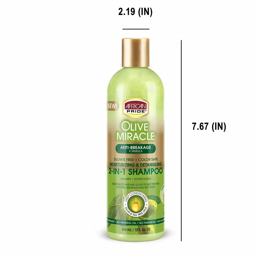 African Pride - Olive Miracle 2-In-1 Shampoo