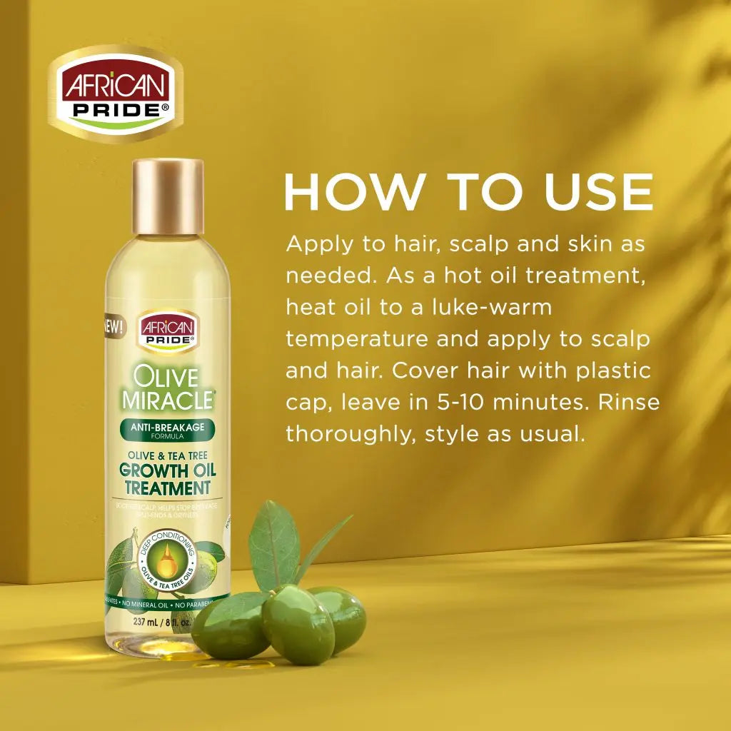African Pride - Olive Miracle Growth Oil Treatment