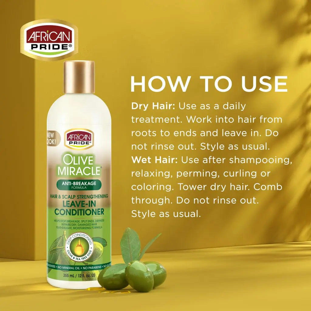 African Pride - Olive Miracle Leave In Conditioner