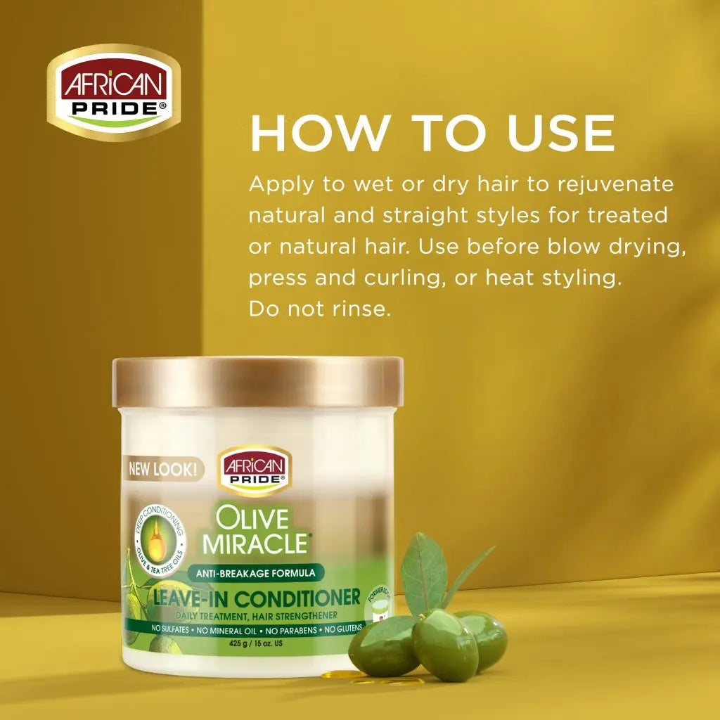 African Pride - Olive Miracle Leave-In Conditioner