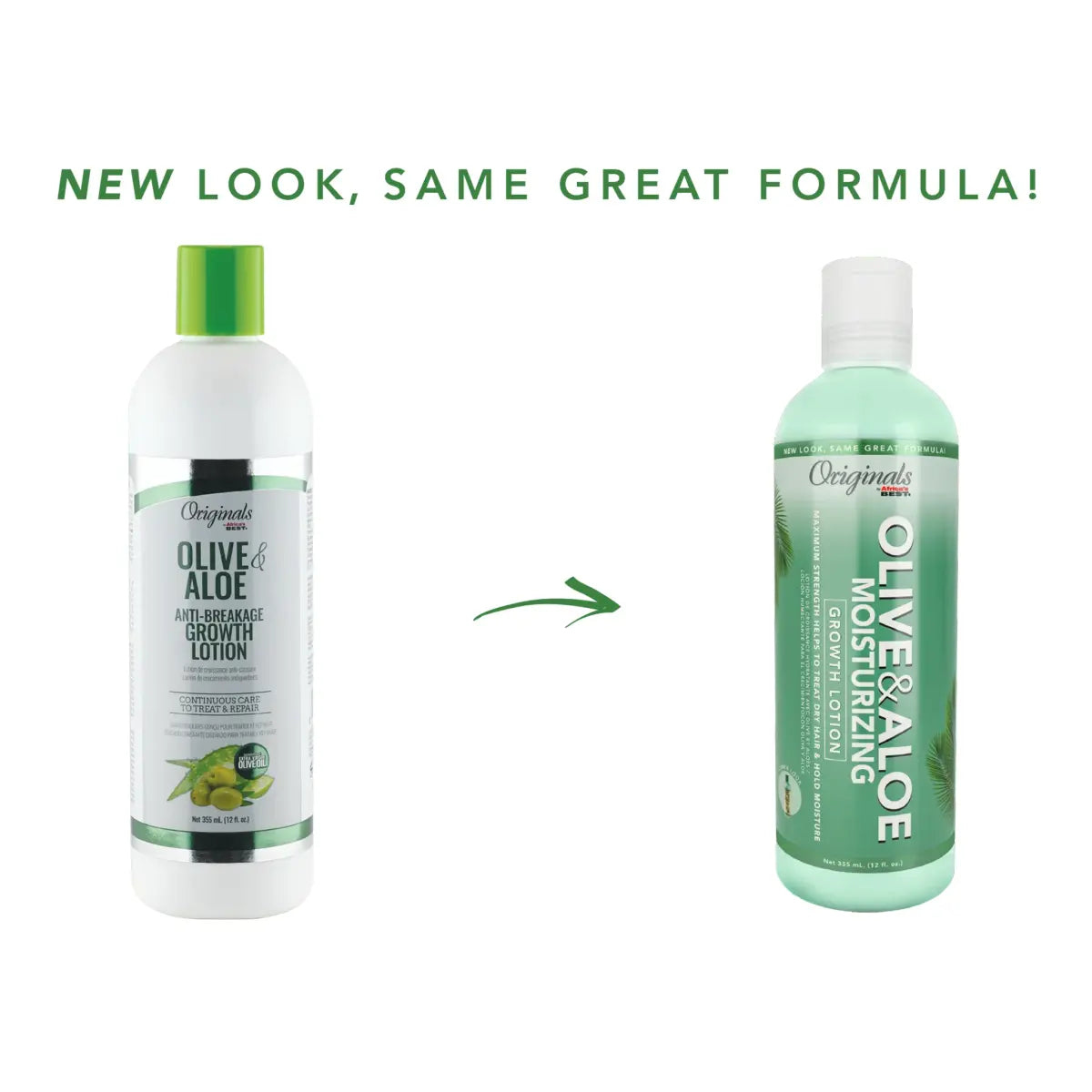 Africa’s Best Originals - Olive & Aloe Vera Moisturizing Growth Lotion