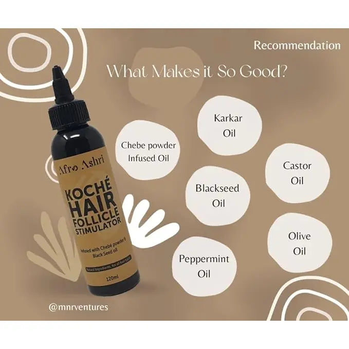 Afro Ashri - Koche Hair Follicle Stimulator With Chebe